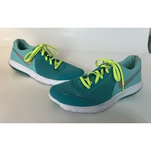NIKE Youth Mint Green Flex Experience Running Shoes ~Size 6.5YW